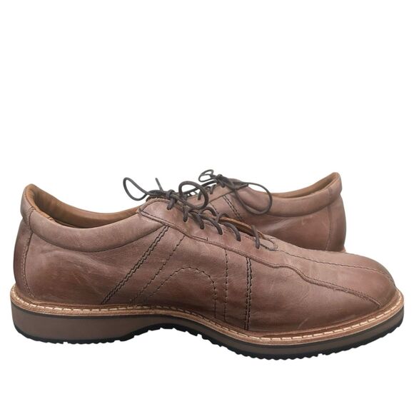 Allen Edmonds VOYAGER Oxford Walking Shoe Sz 11 D Brown Premium Leather USA EUC - Picture 7 of 11